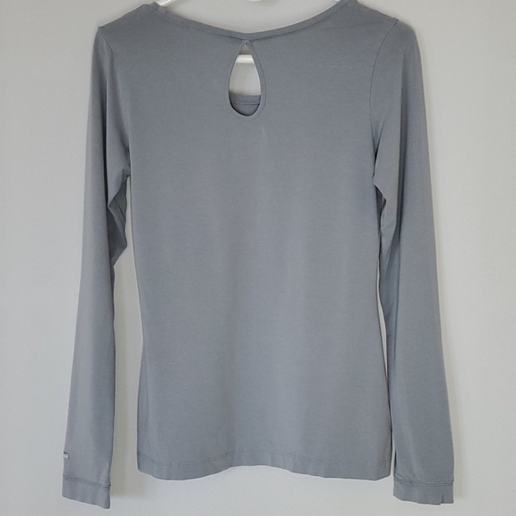 Columbia Omni Wick Gray Long Sleeve T-shirt - Picture 5 of 8